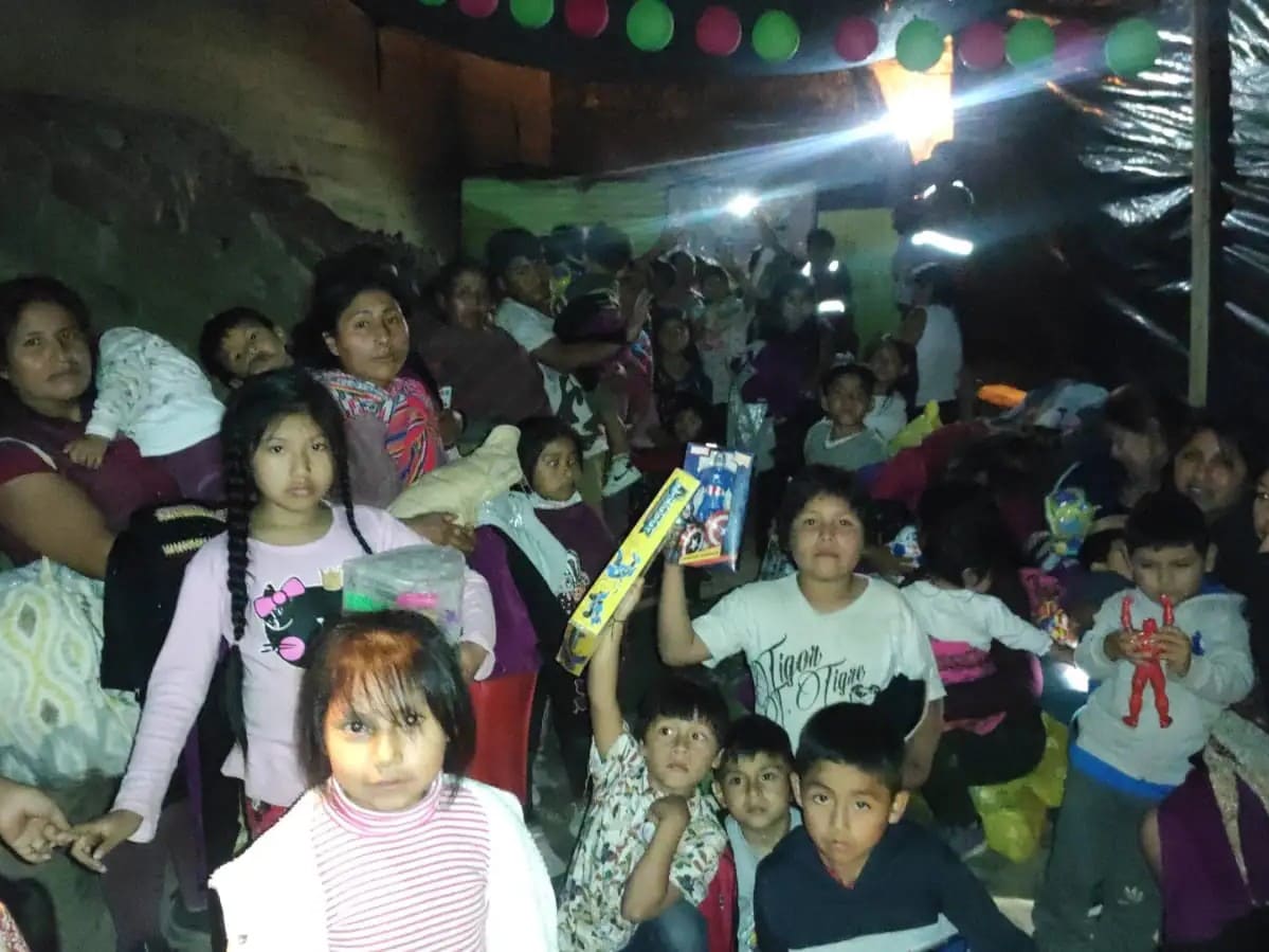 Navidad en Olla Común Amados Hijos de Jesús, AAHH Huascar SJL
